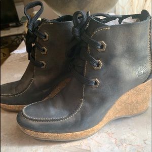 Timberland ankle boots.